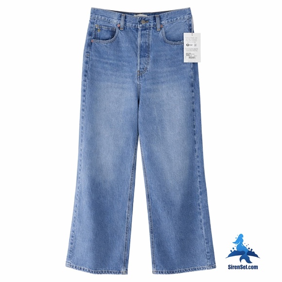 Etica Denim - 1228 NWT ÉTICA Marley Ultra High Rise Baggy Jeans - Size 27 - Atwater Blue